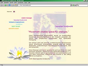screenshot von www.bodyflow.net