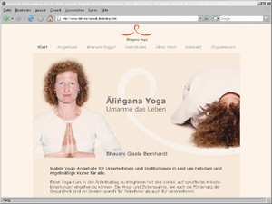 screenshot von www.alinganayoga.de